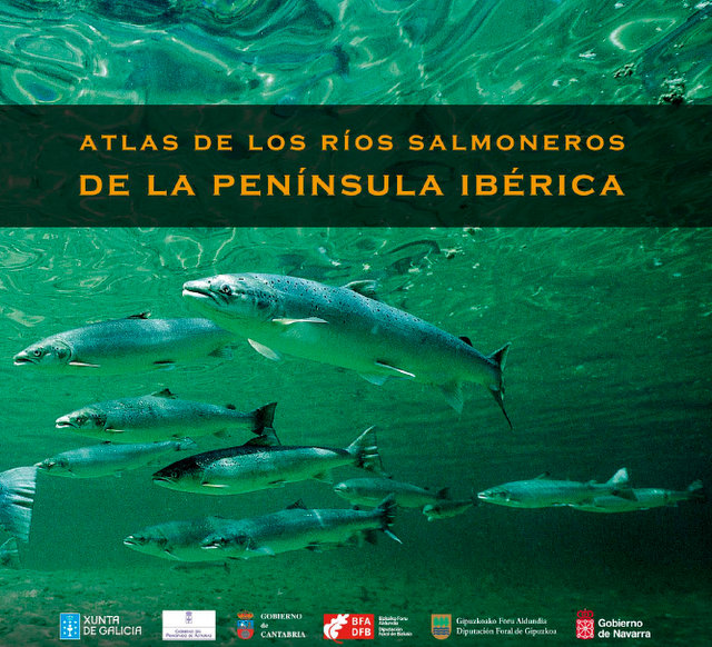Portada del Atlas de los ríos salmoneros de la península Ibérica